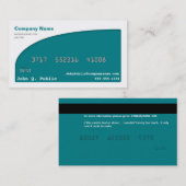 Kreditkarte-Visitenkarte Visitenkarte (Vorne/Hinten)