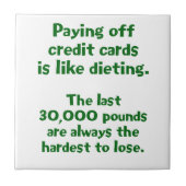 Kreditkarten... Fliese (Vorderseite)