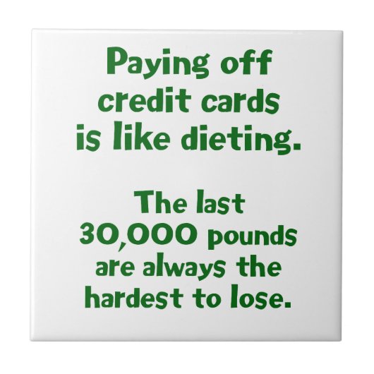 Kreditkarten... Fliese (Vorderseite)