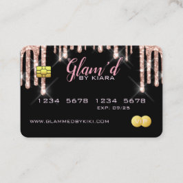 Kreditkarten-Geschäftskarten Visitenkarte