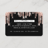 Kreditkarten-Geschäftskarten Visitenkarte (Rückseite)