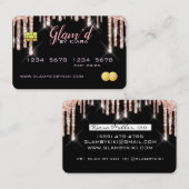 Kreditkarten-Geschäftskarten Visitenkarte (Vorne/Hinten)