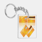 Kreditkarten-Schlüsselanhänger Schlüsselanhänger (Vorderseite links)