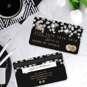 Kreditkartengeformte Driving Diamonds Visitenkarte