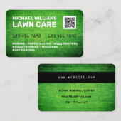 Kreditkartengras-Imitate Textur  Visitenkarte (Vorne/Hinten)