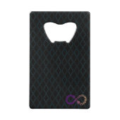 Kreditkartenschalter Geldbeutel Flaschenöffner (Vorderseite)