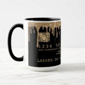 Kreditkartenstil - Gold-Driving Tasse (Links)