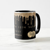 Kreditkartenstil - Gold-Driving Tasse (VorderseiteRechts)