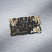 Kreditkartenstyling Gold Diamonds Magnetische Visitenkarte (Beispiel)