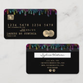 Kreditkartenstyling-Unicorn-Mermaid Visitenkarte (Vorne/Hinten)