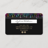 Kreditkartenstyling-Unicorn-Mermaid Visitenkarte (Rückseite)