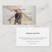 Kreditnehmer/Hypothekenkarte/Realtor-Visitenkarte Visitenkarte (Vorne/Hinten)