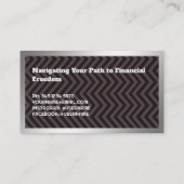 Kreditreferent Custom Foto Visitenkarte (Rückseite)