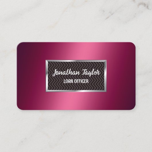 Kreditreferent Visitenkarte (Vorderseite)