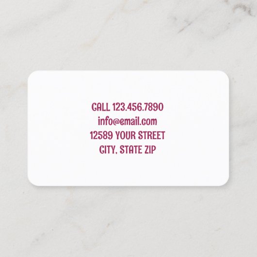 Kreditreferent Visitenkarte (Rückseite)