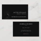 Kreditreparatur-Slogans Visitenkarten Visitenkarte (Vorne/Hinten)