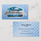 Kreditreparatur-Slogans Visitenkarten Visitenkarte (Vorne/Hinten)