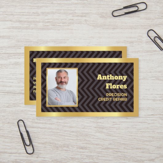 Kreditreparatur Visitenkarte (Vorderseite/Rückseite Beispiel)