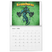 Kreechures-Deck 2 Kalender (Mär 2026)