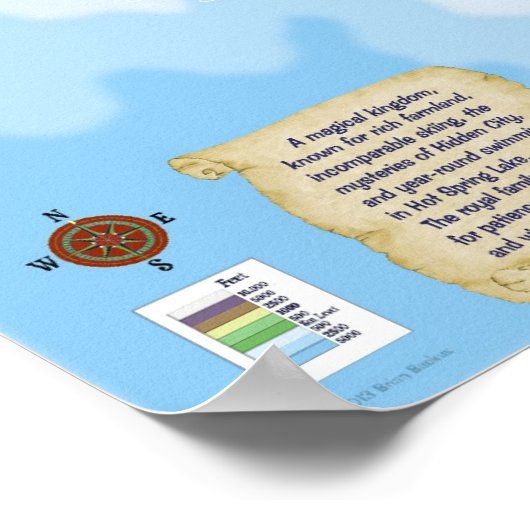 Kreechurs personalisiertes Fantasy-Königsposter Poster (Ecke)