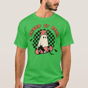 Kreep it echter Ghost Boy Vintag Retro Halloween F T-Shirt