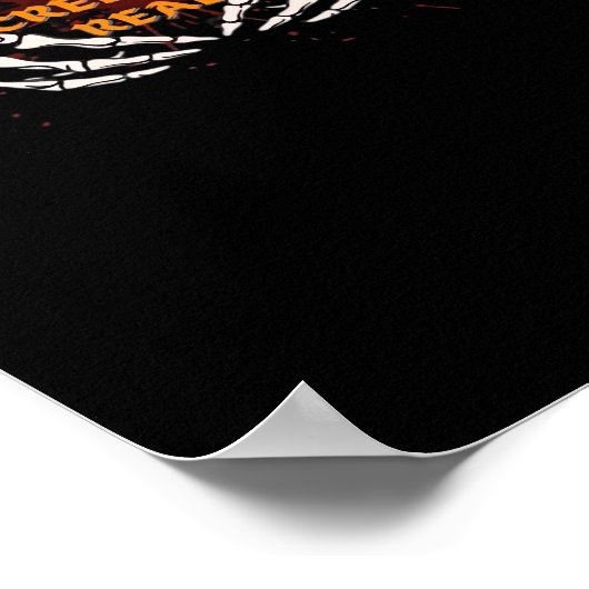 Kreep it real, Skeletthandschuhe mit Herz Poster (Ecke)