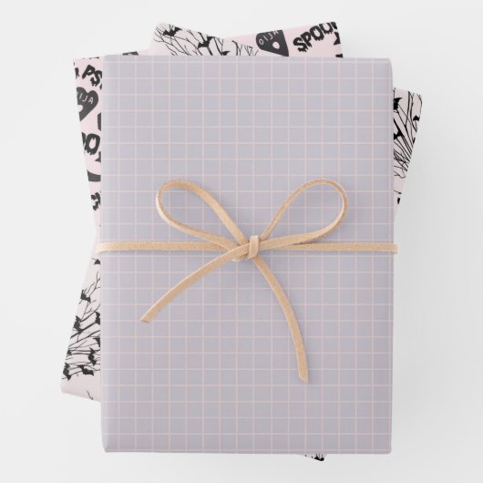 KREEPIE UND BEÄNGSTIGENDE HALLOWEE GESCHENKPAPIER SET (Beispiel)