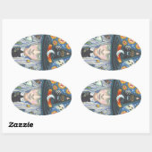 KREEPY WITCH, EVIL EYE, SKULL, VAMPIRE STICKER (Blatt)