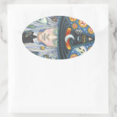 KREEPY WITCH, EVIL EYE, SKULL, VAMPIRE STICKER (Tasche)