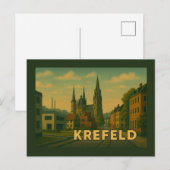 Krefeld - Stadtkunst Postkarte (Vorne/Hinten)