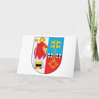 Krefeld-Wappen-Grußkarte Karte