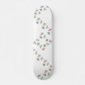 Kreide ähnliche Blumen Skateboard (Vorne)
