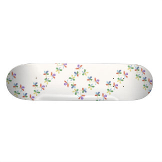Kreide ähnliche Blumen Skateboard