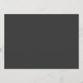 Kreide-Brett-Blick-kundenspezifisches Menükarte (Rückseite)