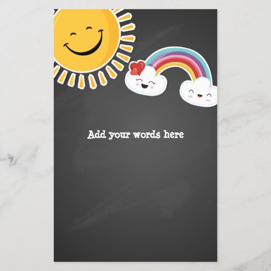 Kreide der Fußgängerpromenade Flyer (Hinten)