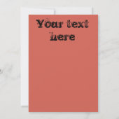 Kreide, der Tomaten auf schwarzer Tafel zeichne Einladung (Rückseite)