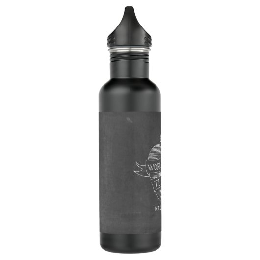 Kreide-inspirierter Apple-Lehrer Trinkflasche (Links)