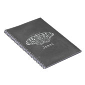 Kreide-inspirierter weißer notizblock (Rechte Seite)