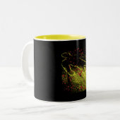 Kreide-Kontur Zweifarbige Tasse (Vorderseite Links)