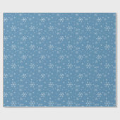 Kreide-Schneeflocke-Packpapier Geschenkpapier (Flach)