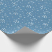 Kreide-Schneeflocke-Packpapier Geschenkpapier (Ecke)