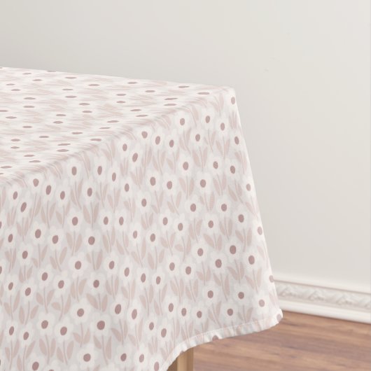 Kreideblumengarten Sanft romantisches Rosa Tischdecke (Beispiel)
