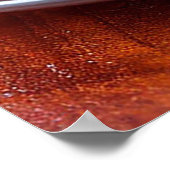 Kreidedessert auf Platte Poster (Ecke)