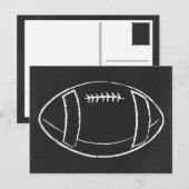 Kreidefußball Postkarte (Vorne/Hinten)