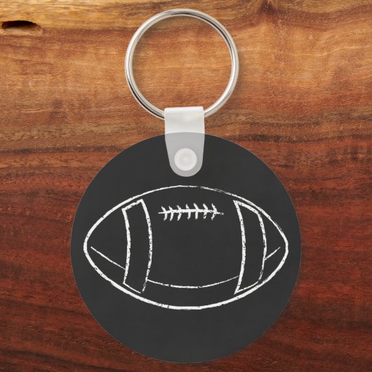 Kreidefußball Schlüsselanhänger (Vorderseite)