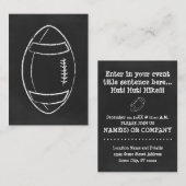 Kreidefußball Visitenkarte (Vorne/Hinten)