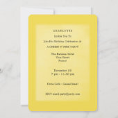 Kreidekäsesorten & Wein Celebrat Party Einladung (Rückseite)