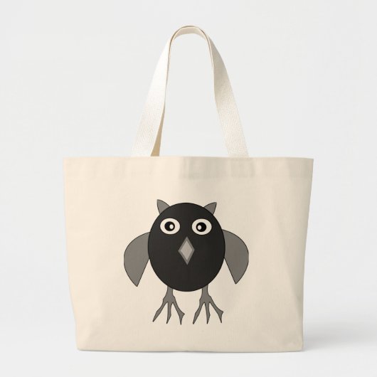 Kreidekiste Halloween Tote Jumbo Stoffbeutel (Vorne)