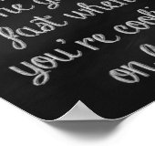 Kreidekunstdrucke, Kreidebrett Poster (Ecke)