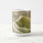 Kreidepfade von Eric Ravilious Kaffeetasse (Mittel)